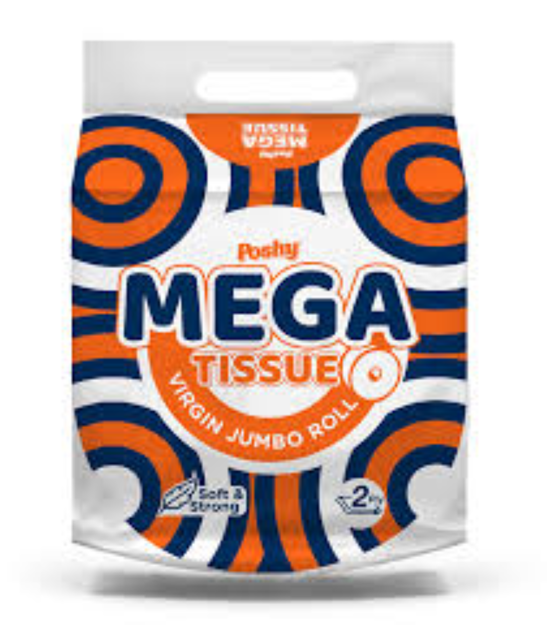 POSHY MEGA VIRGIN JUMBO TOILET ROLL 